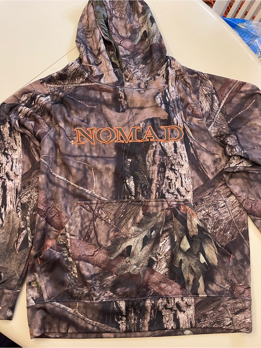 Nomad Mossy Oak HOODIE Colab Size : Small